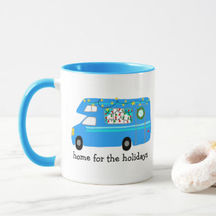 HEIMAT FÜR FEIERTAGE Retro-Weihnachts-Camper INDIV Tasse