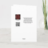 Heimat Holiday Card Feiertagskarte (Rückseite)