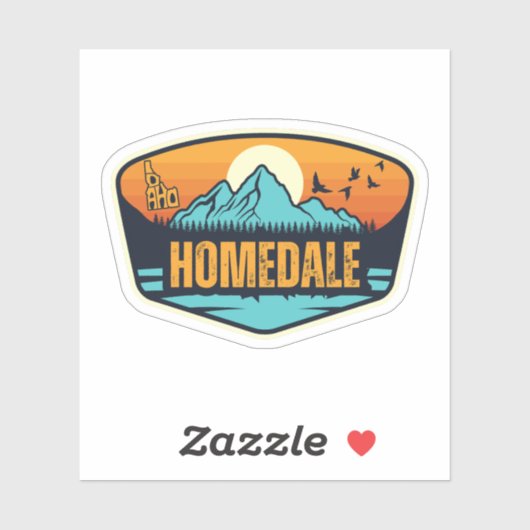 Heimat, Idaho Aufkleber (Blatt)