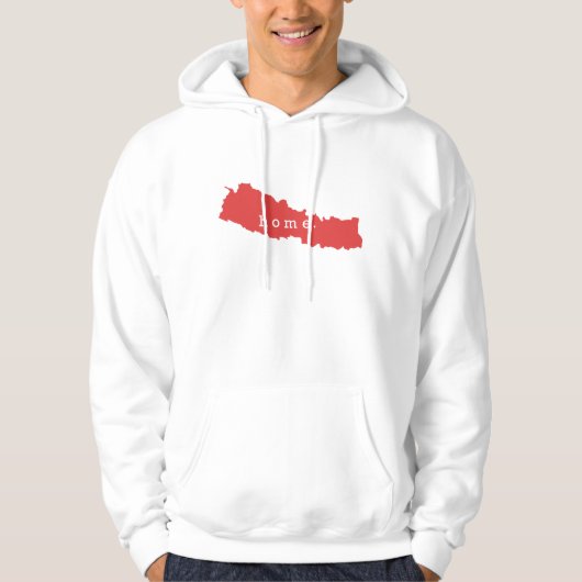 Heimat ist Nepal  Hoodie (Vorderseite)