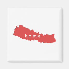 Heimat ist Nepal  Magnet