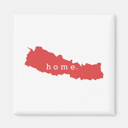 Heimat ist Nepal Magnet (Vorne)