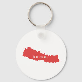 Heimat ist Nepal Schlüsselanhänger