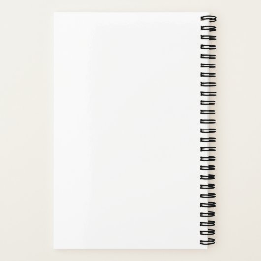 Heimat mit Liebe-White-Rezept-Notebook Notizblock (Rückseite)