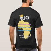 " Heimat oder Tod Wir werden überwinden." T-Shirt (Rückseite)