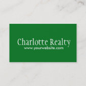 Heimat Real Anwesen Business Cards Visitenkarte (Rückseite)