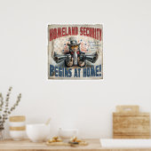 Heimat Security beginnt bei Zuhause Poster (Küche)