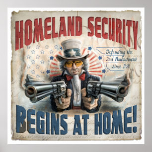 Heimat Security beginnt bei Zuhause Poster