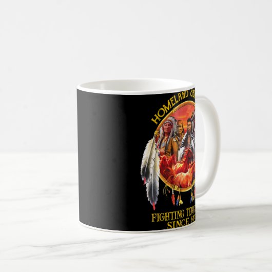 Heimat Security Bekämpfen Terrorismus Kaffeetasse (VorderseiteRechts)