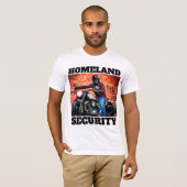 HEIMAT SECURITY BIKER MOTORRÄDER T - SHIRT (Vorne ganz)