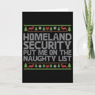 Heimat Security hat mich auf die verrückte Liste v Karte