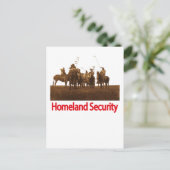 Heimat Security-Karte Postkarte (Stehend Vorderseite)