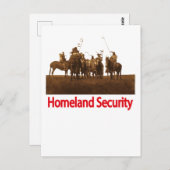 Heimat Security-Karte Postkarte (Vorne/Hinten)