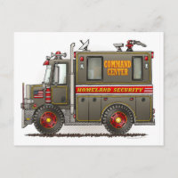 Heimat Security Truck Postkarte