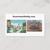 Heimat Shelby Visitenkarte (Rückseite)