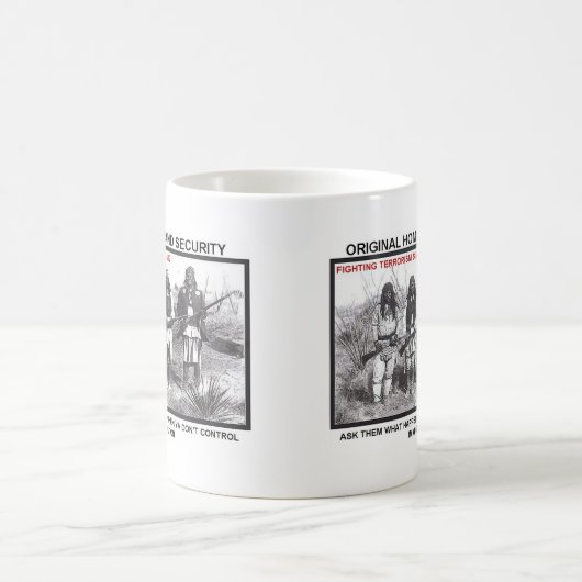 Heimat-Sicherheit 1492 Kaffeetasse (Mittel)