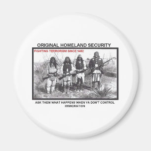 Heimat-Sicherheit 1492 Magnet
