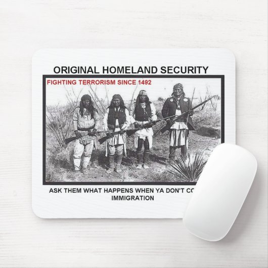 Heimat-Sicherheit 1492 Mousepad (Mit Mouse)