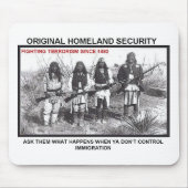 Heimat-Sicherheit 1492 Mousepad (Vorne)