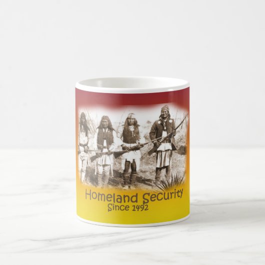 Heimat-Sicherheit Apache Kaffeetasse (Mittel)