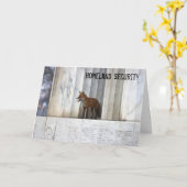 Heimat-Sicherheit Karte (Gelbe Blume)