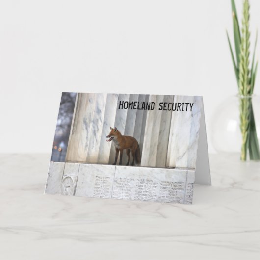 Heimat-Sicherheit Karte (Vorderseite)