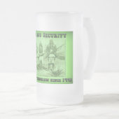 Heimat-Sicherheits-kämpfender Terrorismus seit Mattglas Bierglas (VorderseiteRechts)