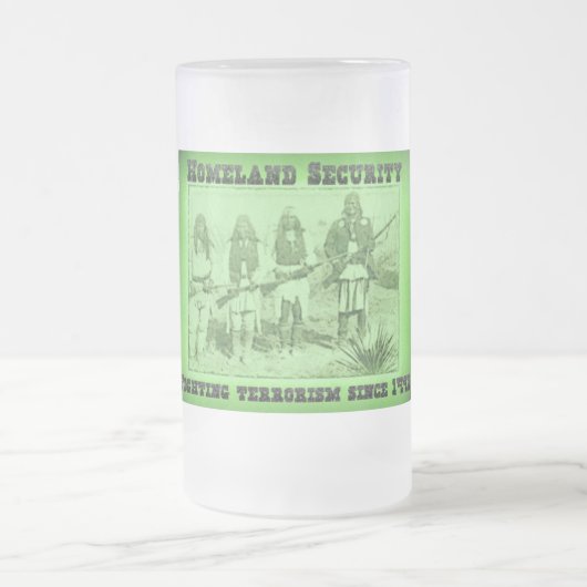Heimat-Sicherheits-kämpfender Terrorismus seit Mattglas Bierglas (Mittel)