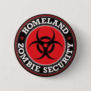 Heimat-Zombie-Sicherheit - rotes B Button