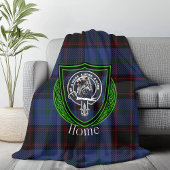 Heimatkilt des schottischen Clans Crest Fleecedecke