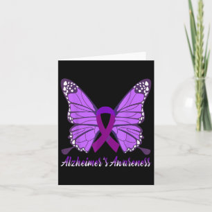 Heimer Awareness Lila Ribbon das Ende von Heimer Karte