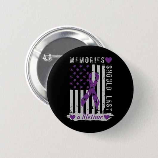 Heimerheimer American Flag Erinnerungen Heimerheim Button (Vorne & Hinten)