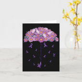 Heimerheimer Awareness Blume Umbrella I Will Reme Karte (Gelbe Blume)