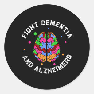 Heimerheimer Awareness Endheimer Kampf gegen Demen Runder Aufkleber