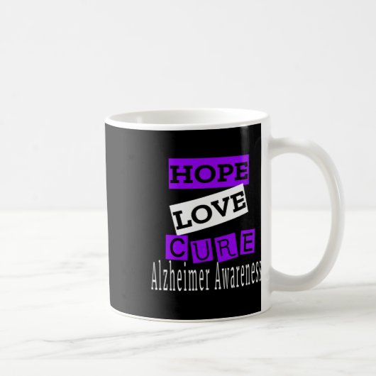 Heimerheimer Awareness-Hope Liebe Cure Kaffeetasse (Rechts)