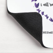 Heimerheimer Awareness Ich werde mich für dich mer Mousepad (Ecke)