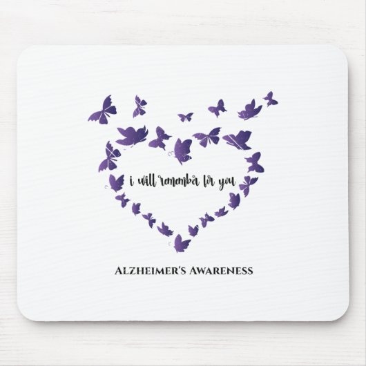 Heimerheimer Awareness Ich werde mich für dich mer Mousepad (Vorne)