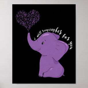 Heimerheimer Awareness Montag I Endheimer Lila Ri Poster