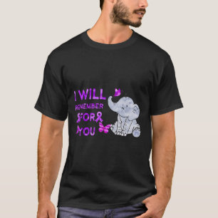 Heimerheimer Awareness Niedlich Elephant I will da T-Shirt