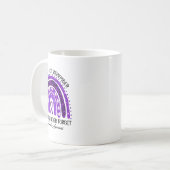 Heimerheimer Awareness Rainbow wird nie vergessen  Kaffeetasse (Vorderseite Links)