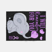 Heimerheimer-Bewusstsein, an das ich für Sie denke Fleecedecke (Vorderseite (Horizontal))