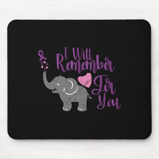 Heimerheimer-Bewusstsein Ich werde mich für dich m Mousepad (Vorne)
