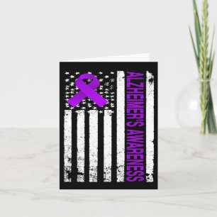 Heimerheimer-Bewusstsein - Lila Band der US-Flagge Karte