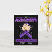 "Heimerheimer Disease Shirt Brain Memory Loss Deme Karte (Gelbe Blume)