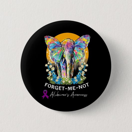 Heimerheimer Elephant Forget-me-not Heimerheimer Button (Vorderseite)