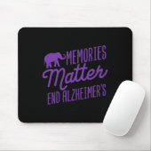 Heimerheimer Erinnerungen Problem Lila Elefant Mousepad (Mit Mouse)