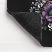 Heimerheimer Lila Blütenpansy Demenz Heimerhe Mousepad (Ecke)