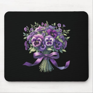 Heimerheimer Lila Blütenpansy Demenz Heimerhe Mousepad
