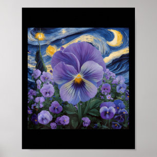 Heimerheimer Lila Blütenpansy Demenz Heimerhe Poster