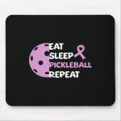 Heimerheimer Picklell Eat Sleep Picklell Repeat Pu Mousepad (Vorne)